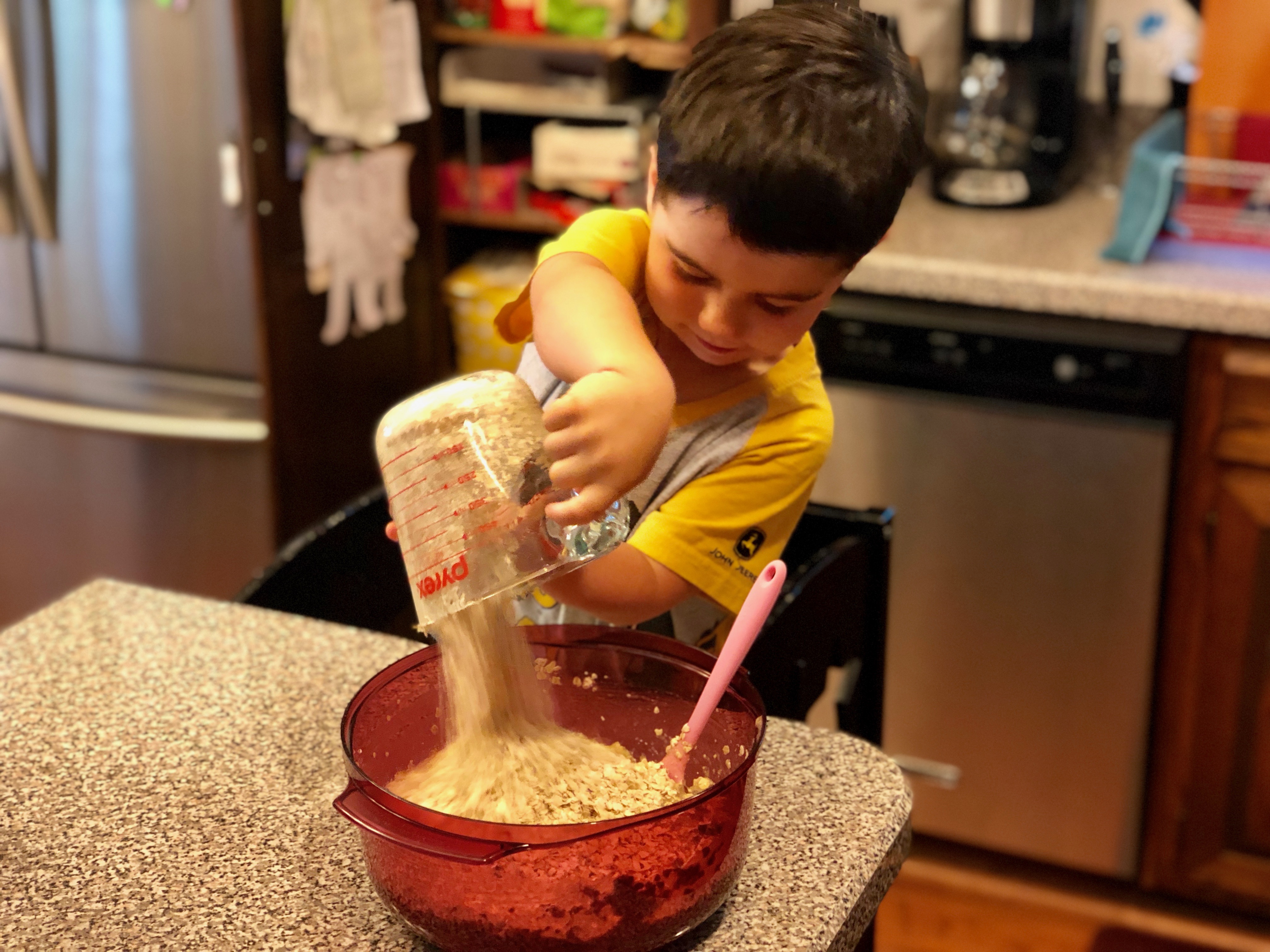 making cookies